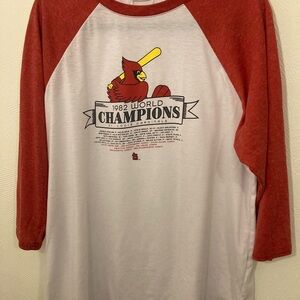 St. Louis Cardinals 1982 World Champions Raglan Tee